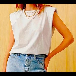 White tank top